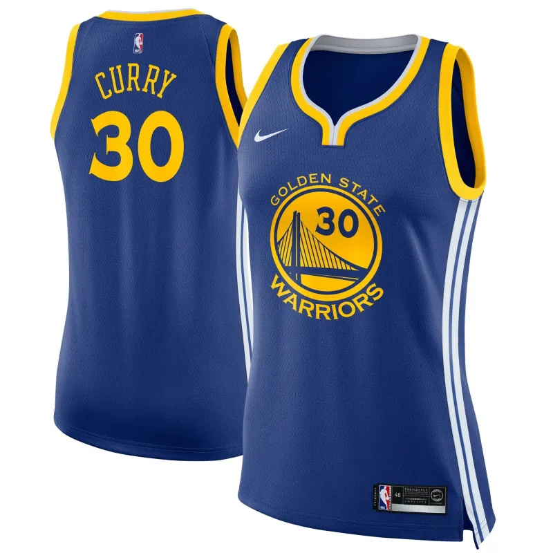 Nike Women's Nba Gs Warriors Away Icon Swingman Jersey - Curry - 867034-495 sold by Zulily