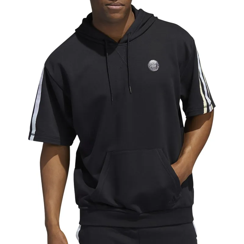 adidas Men's Donovan Mitchell Short Sleeve Hoodie - Hb6757 sold by Zulily