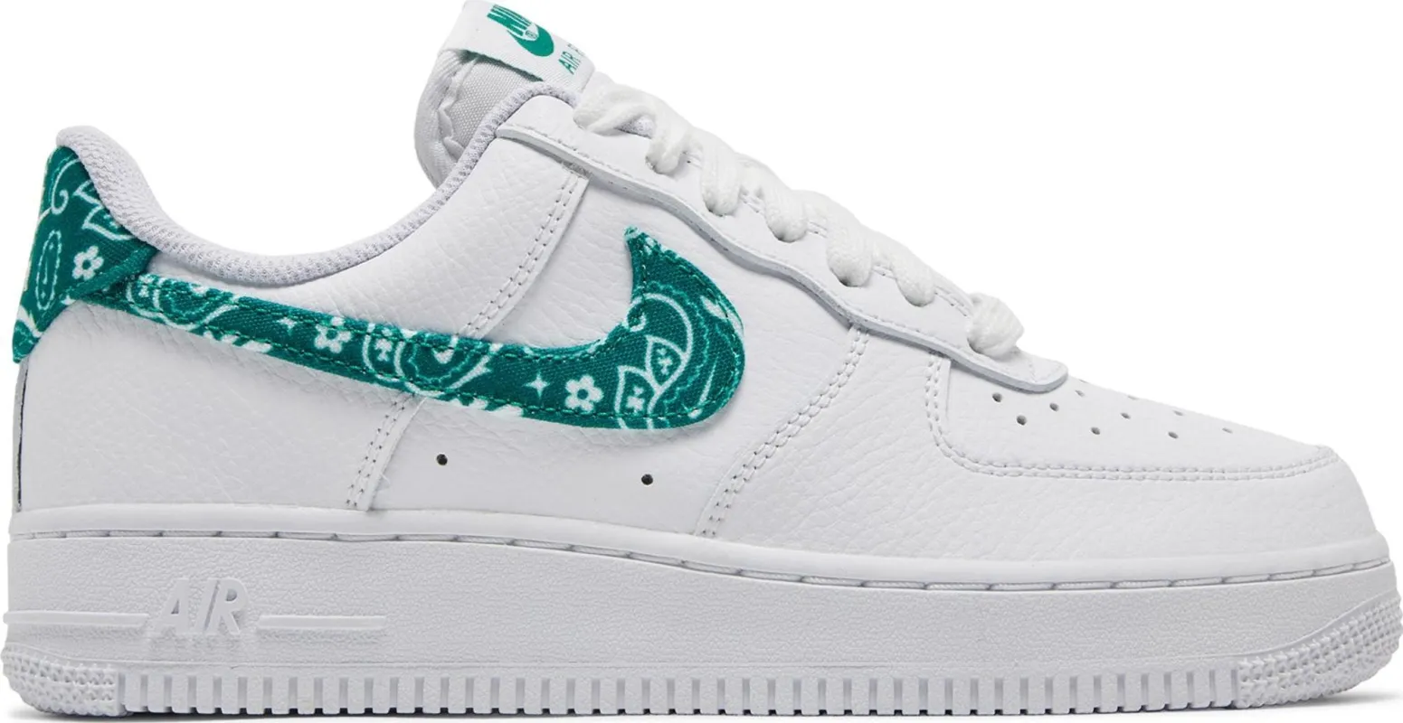 Nike Women's Air Force 1 Low '07 Essential 'White Green Paisley' - Dh4406-102 sold by Zulily