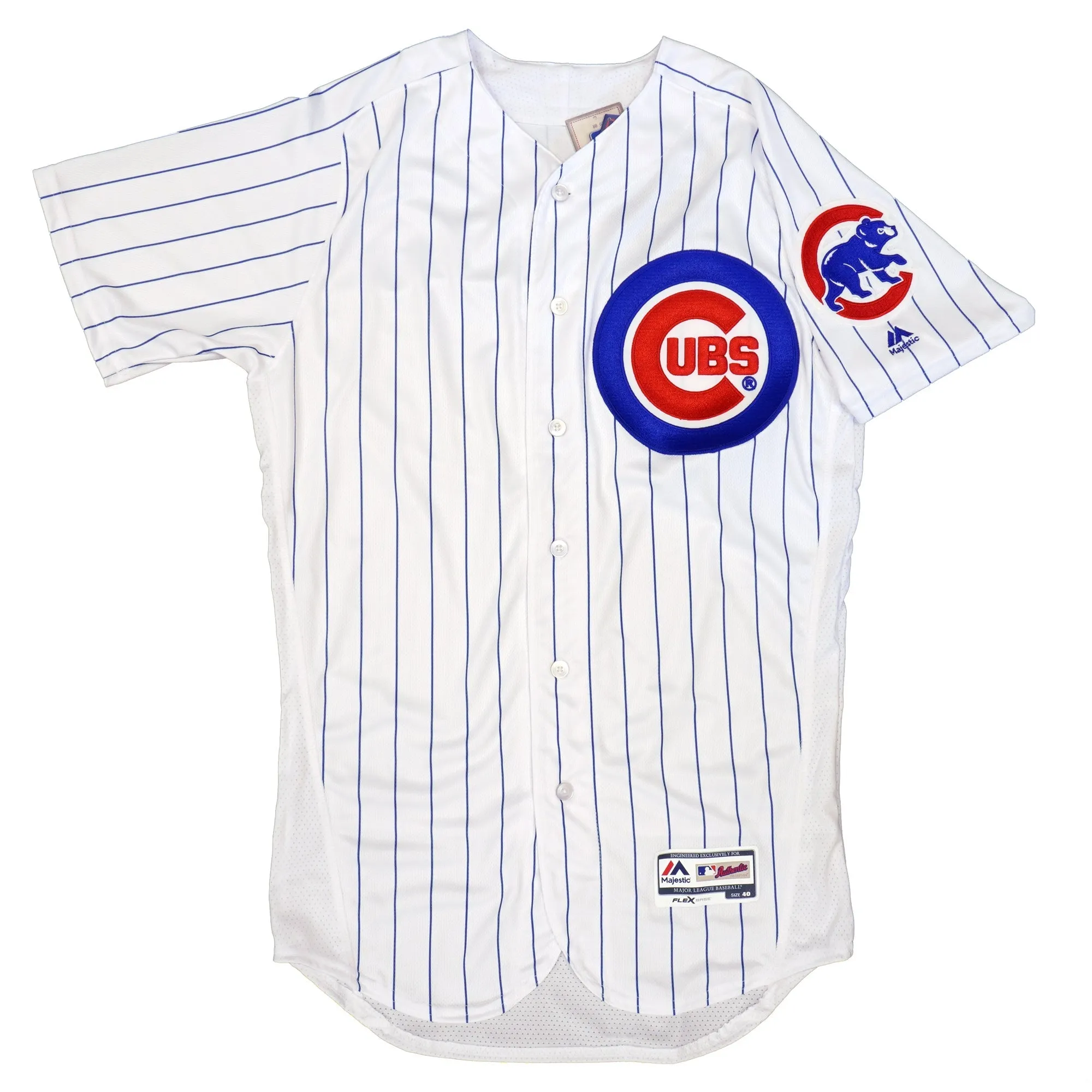 Majestic Men's Mlb Chicago Cubs Authentic On Field Flex Base Jersey - Home White sold by Zulily