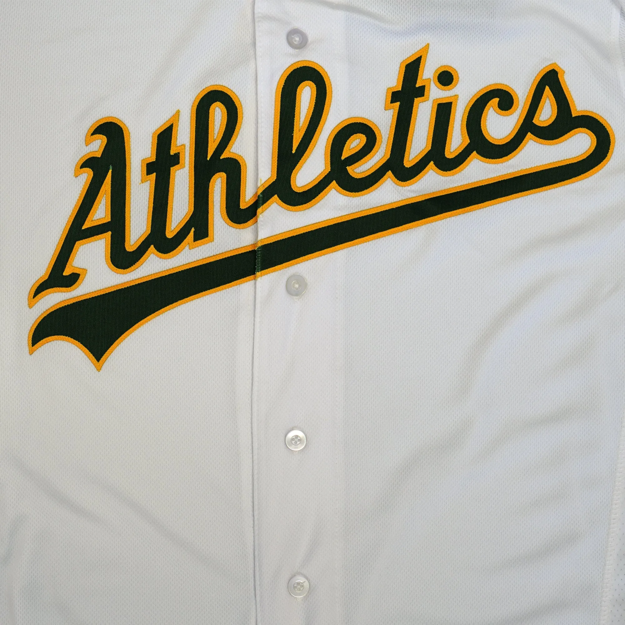 Majestic Men's Mlb Oakland Athletics Authentic On Field Flex Base Jersey - Home White sold by Zulily product image thumbnail 2