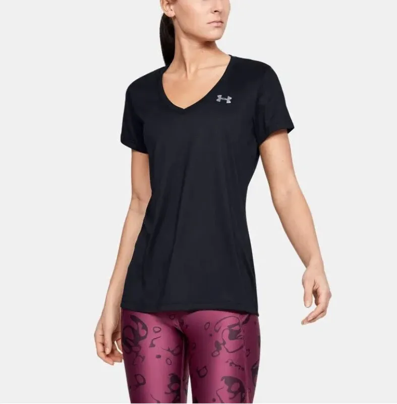 Under Armour Women's Tech V-Neck Shirt - 1255839-002 sold by Zulily