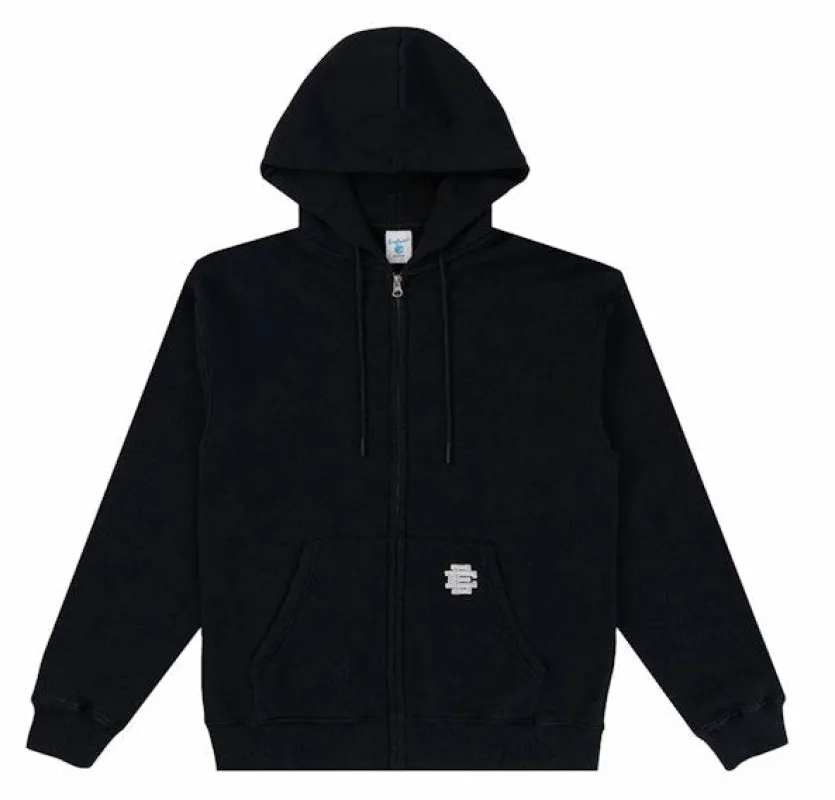 Eric Emanuel Men's Ee Full Zip Hoodie Fw23 - Zhecocot-Blkwht sold by Zulily