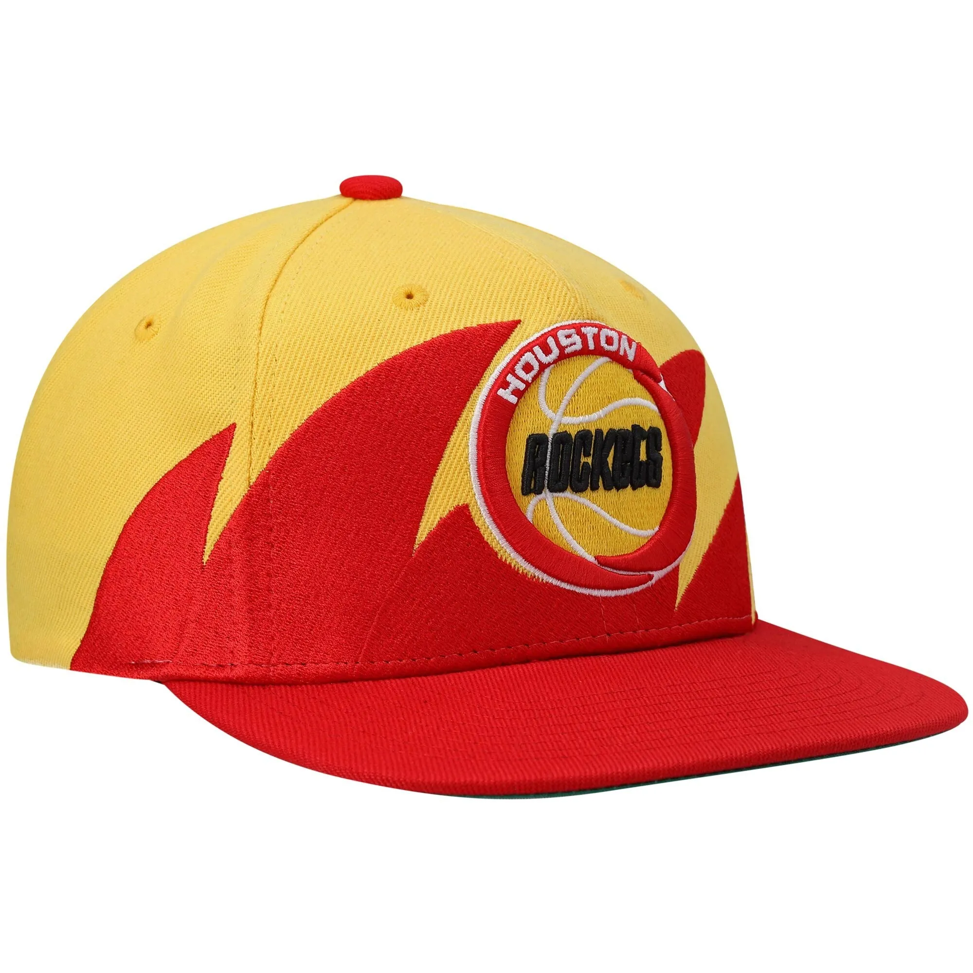 Mitchell & Ness Men's Nba Sharktooth Snapback Hwc Rockets - Gold-Red sold by Zulily product image thumbnail 3