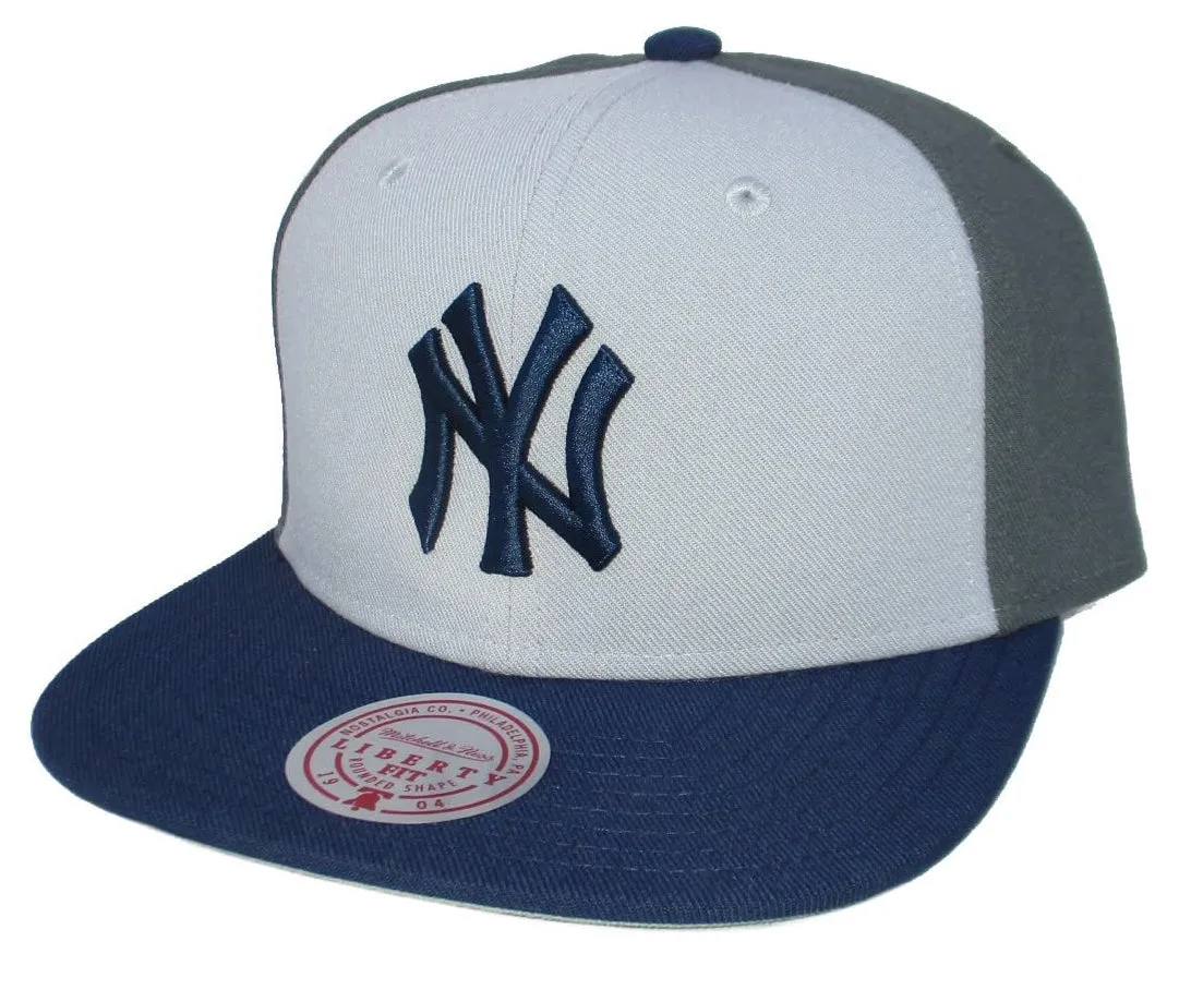 Mitchell & Ness Men's Mlb Triple Play Liberty Snapback Yankees - Hy11518-Nyygrey sold by Zulily
