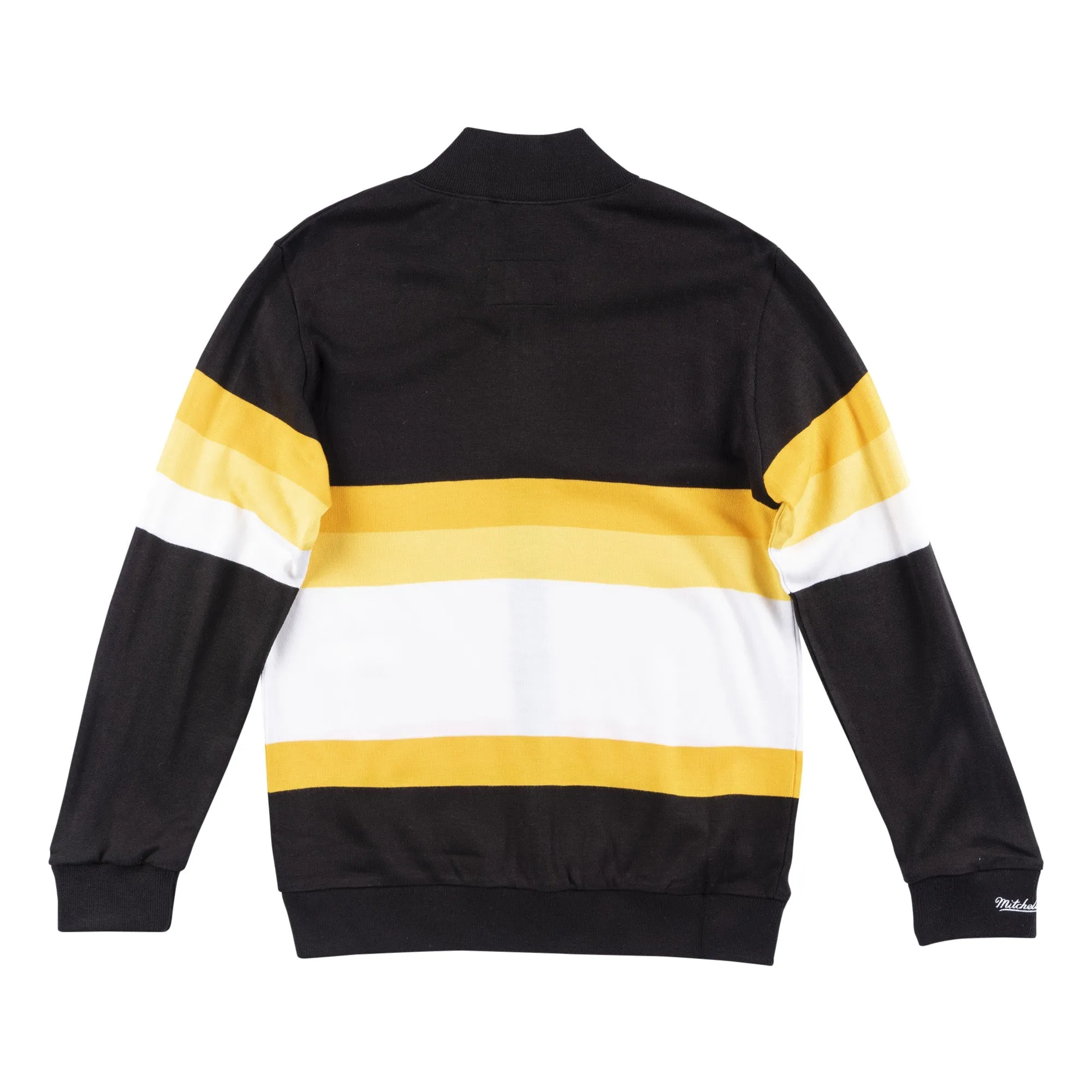 Mitchell & Ness Men's Nfl Front Stripe Full Zip Sweater Pittsburgh Steelers sold by Zulily product image thumbnail 2