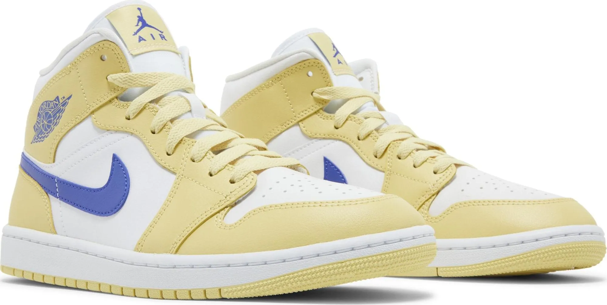 Air Jordan Women's Retro 1 Mid 'Lemon Wash Lapis' - Bq6472-701 sold by Zulily product image thumbnail 2