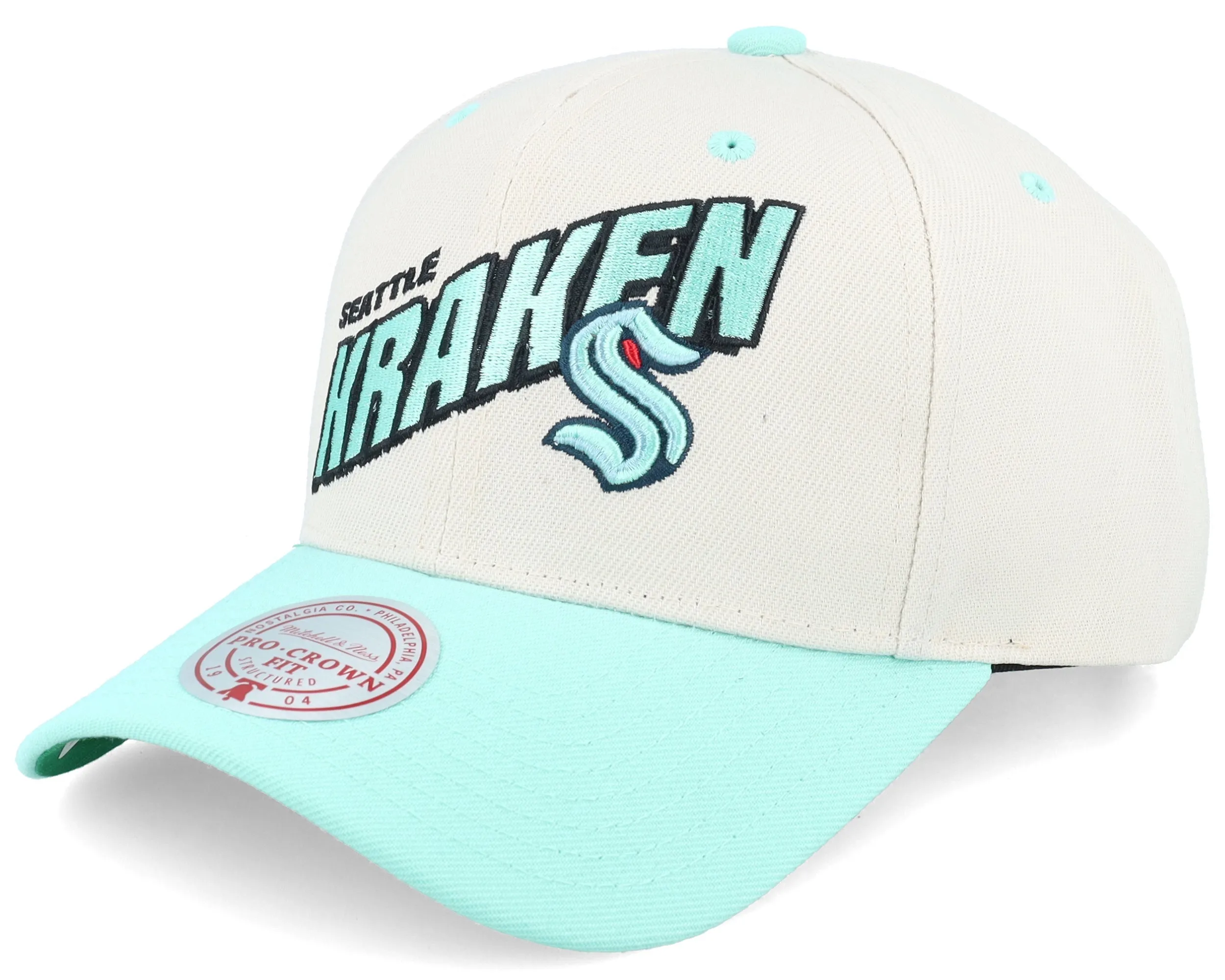 Mitchell & Ness Men's Nhl Retro Type Pro Snapback Kraken sold by Zulily product image thumbnail 2