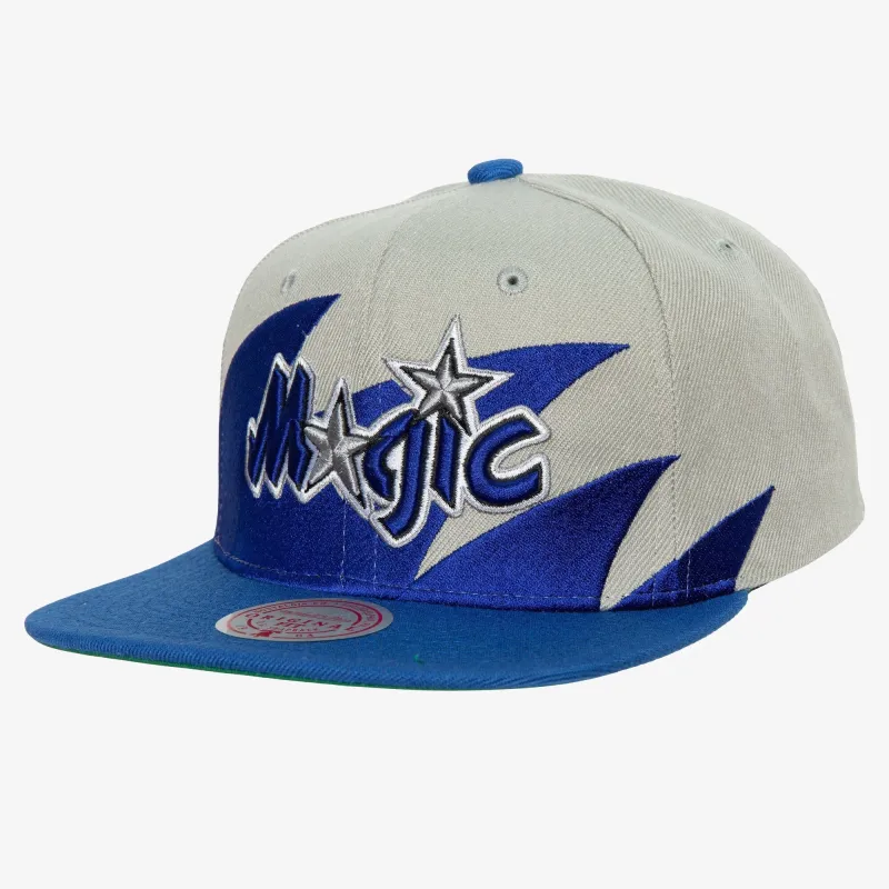 Mitchell & Ness Men's Nba Sharktooth Snapback Hwc Magic - Grey-Blue sold by Zulily