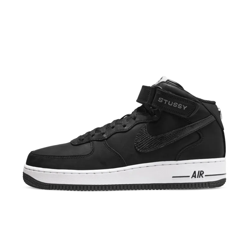 Nike Men's X Stussy Air Force 1 Mid - Dj7840-001 sold by Zulily