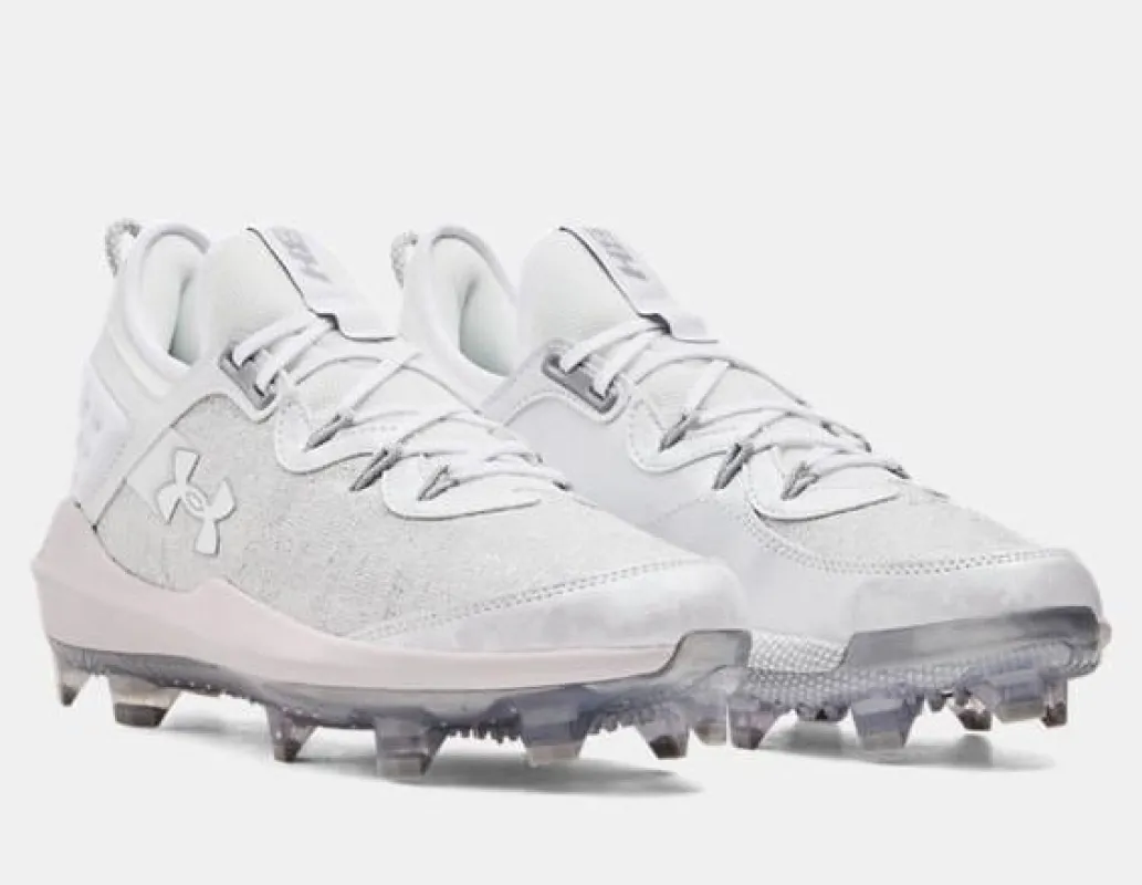 Under Armour Men's Harper 8 Elite Tpu 'White Baseball Grey' - 3026591-100 sold by Zulily
