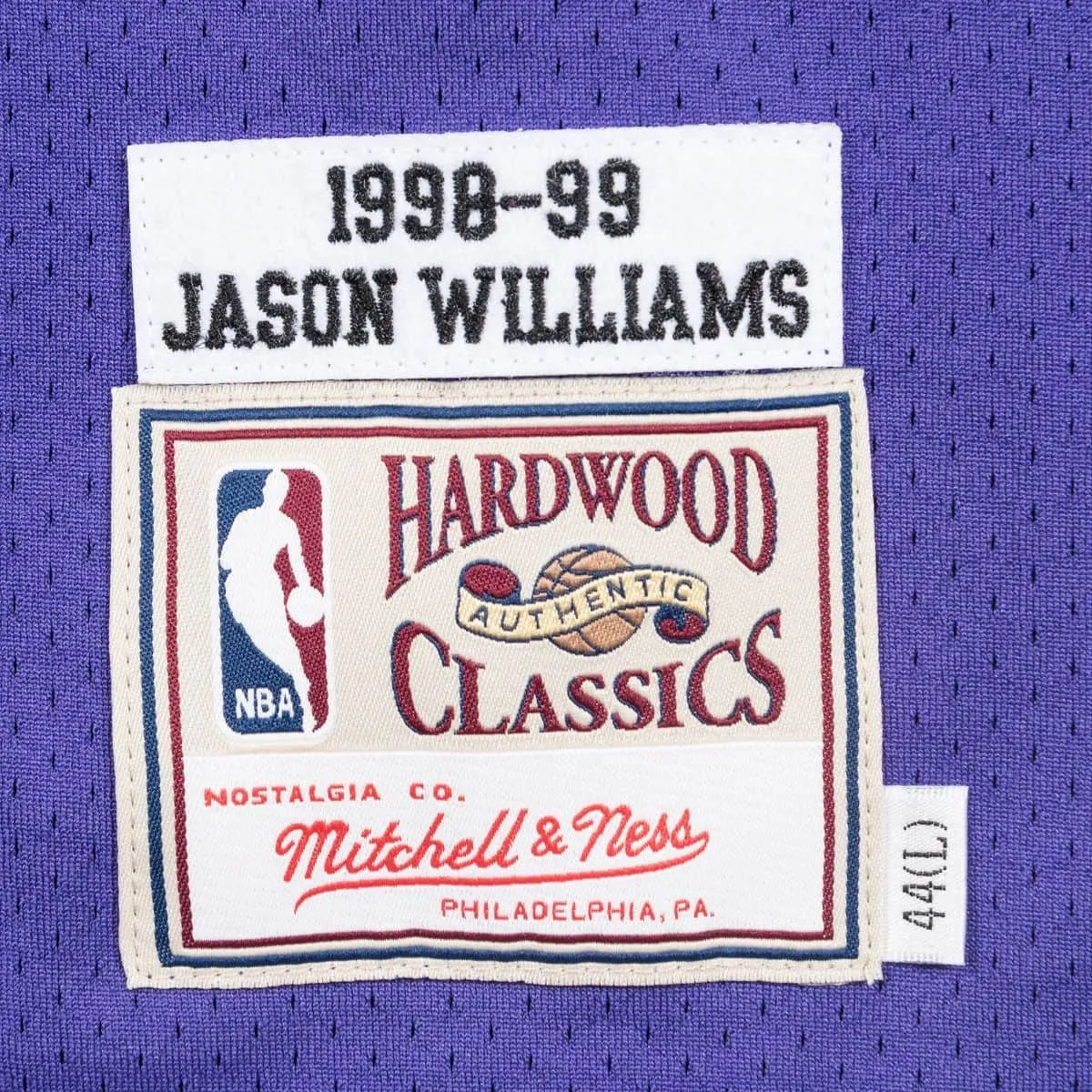Mitchell & Ness Men's Nba Jason Williams 1998-99 Sacramento Kings Alternate Authentic Jersey - Ba64Uy-Ski-L-Cav sold by Zulily product image thumbnail 3