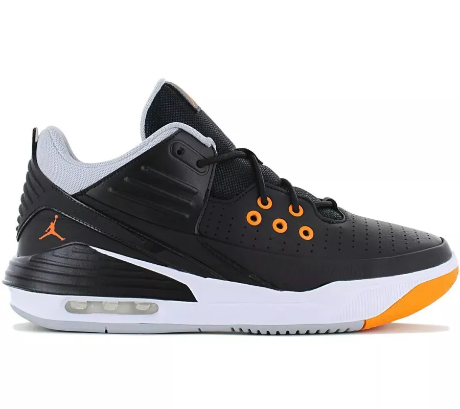 Nike Men's Max Aura 5 'Black Wolf Grey White Magma Orange' - Dz4353-008 sold by Zulily