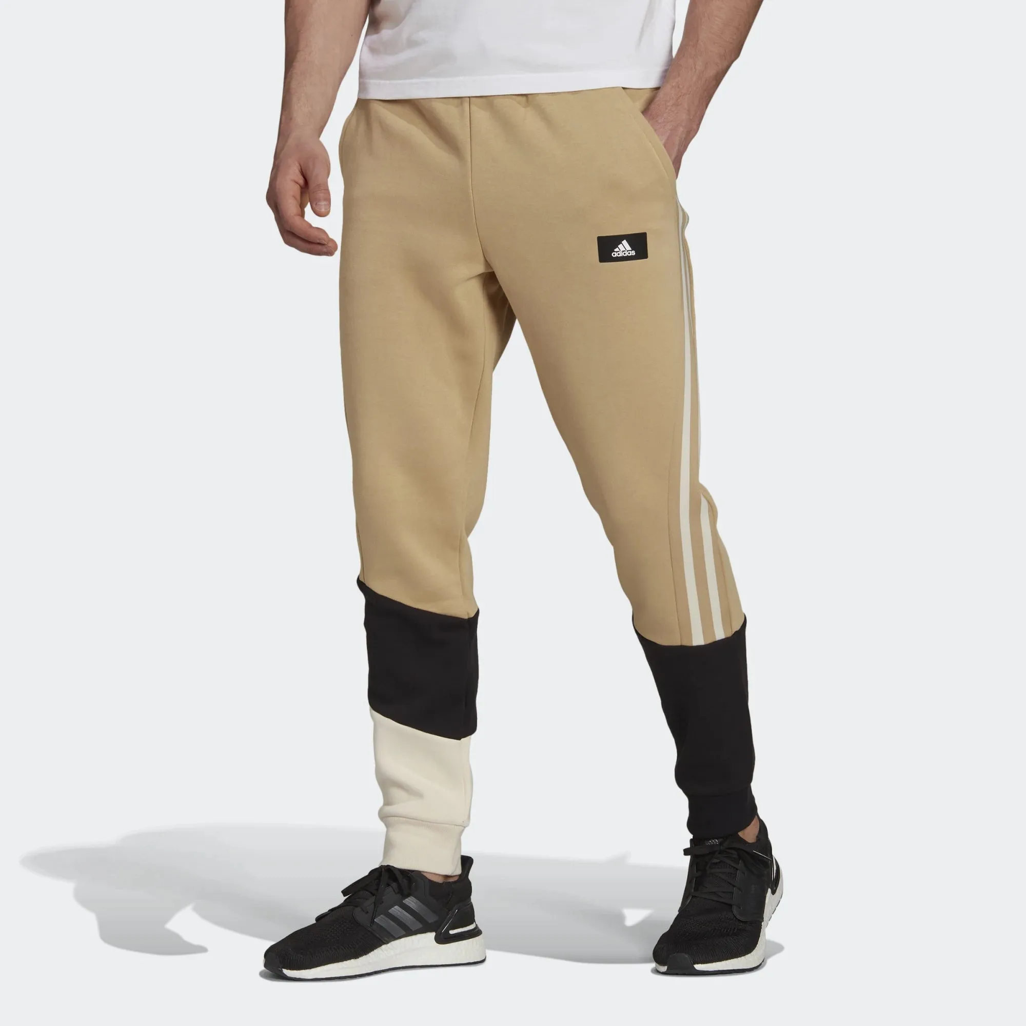 adidas Men's Fleece Colorblock Pants - H39762 sold by Zulily