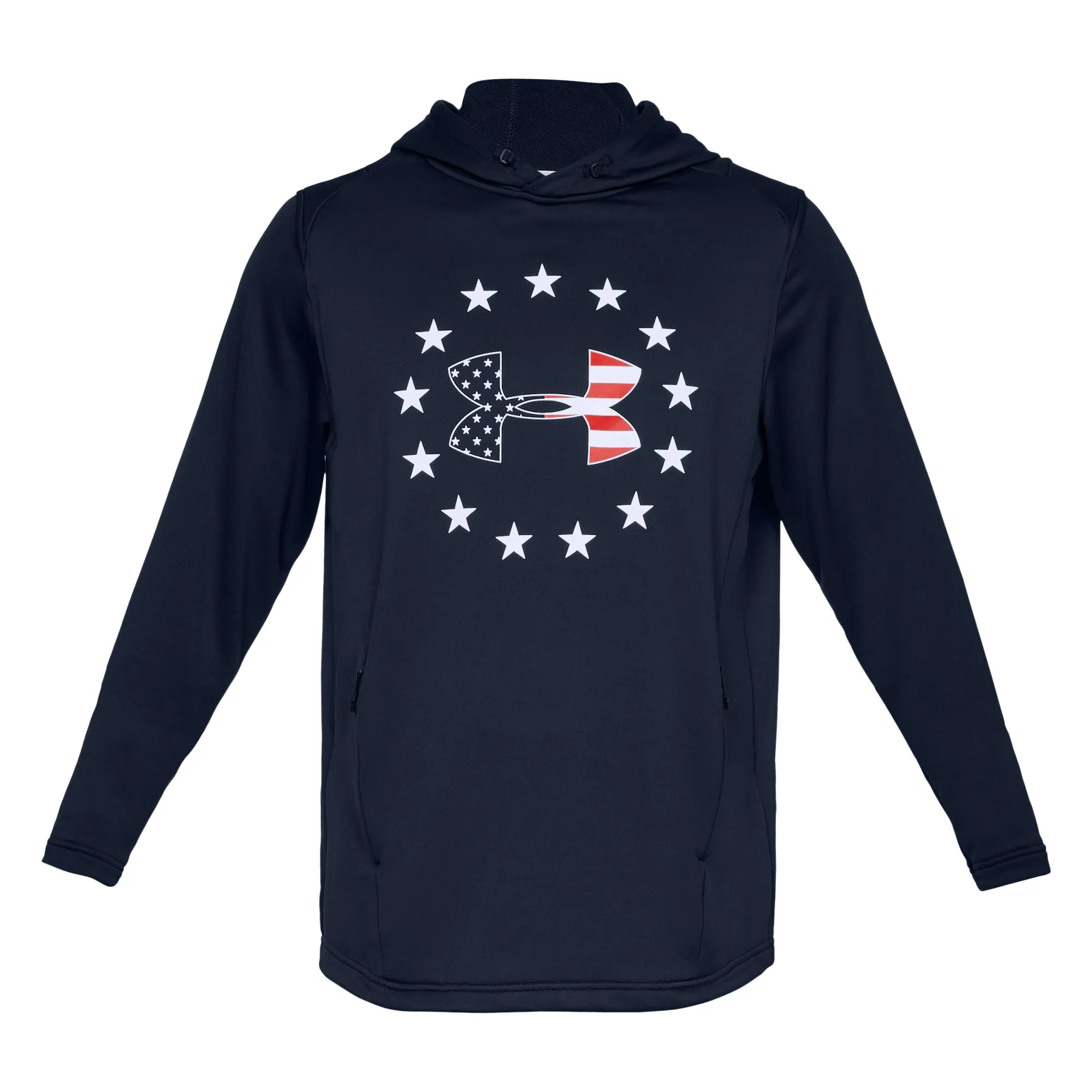 Under Armour Men's Freedom Tech Terry Po Hoodie - 1323105-408 sold by Zulily product image thumbnail 3