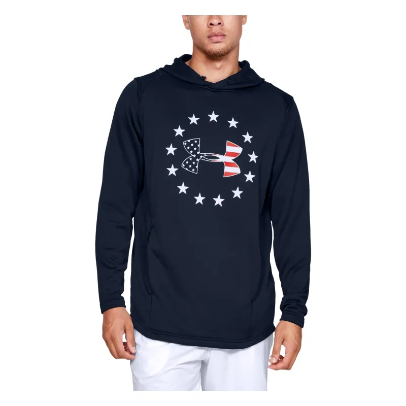 Under Armour Men's Freedom Tech Terry Po Hoodie - 1323105-408 sold by Zulily