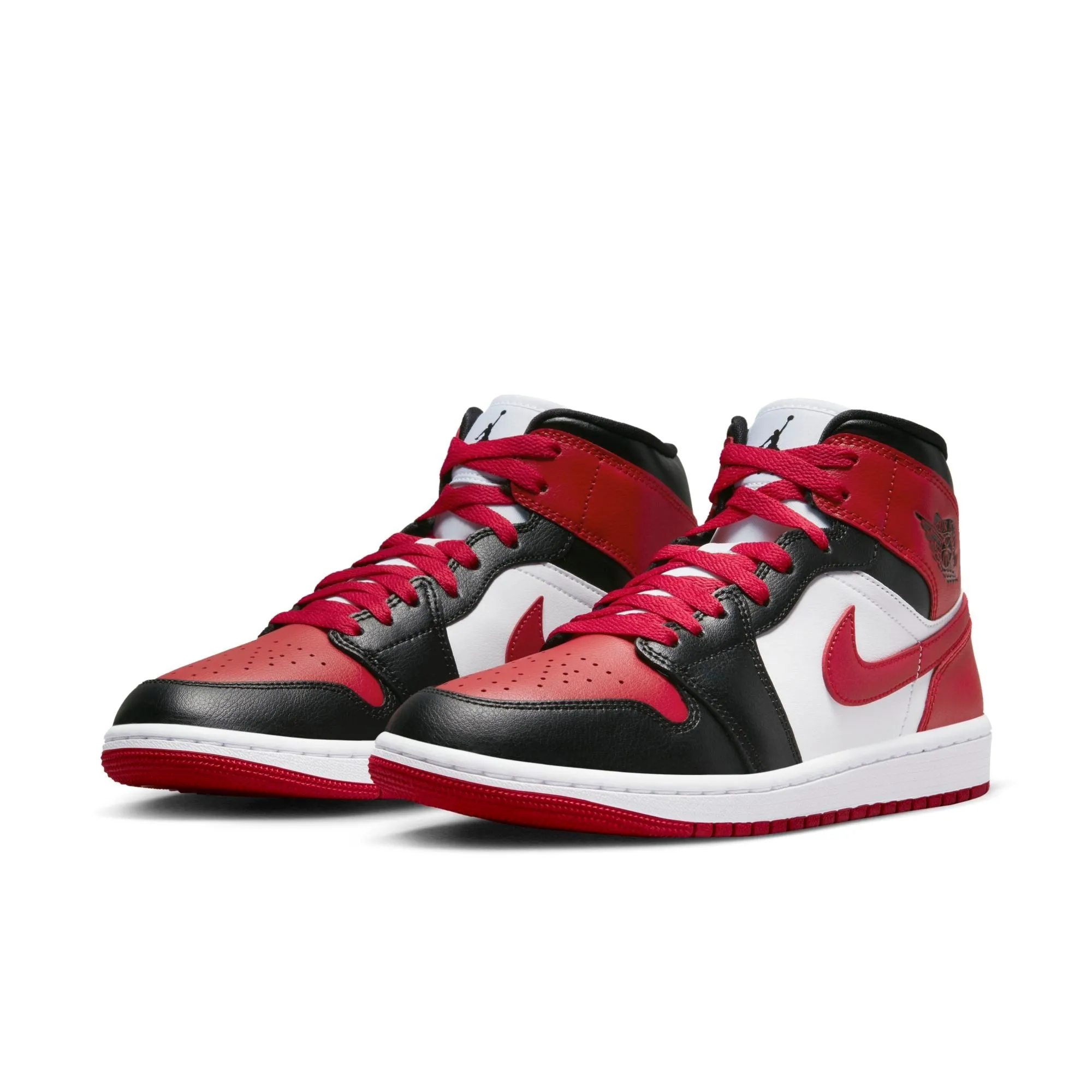 Air Jordan Women's Retro 1 Mid 'Alternate Bred Toe' - Bq6472-079 sold by Zulily product image thumbnail 5