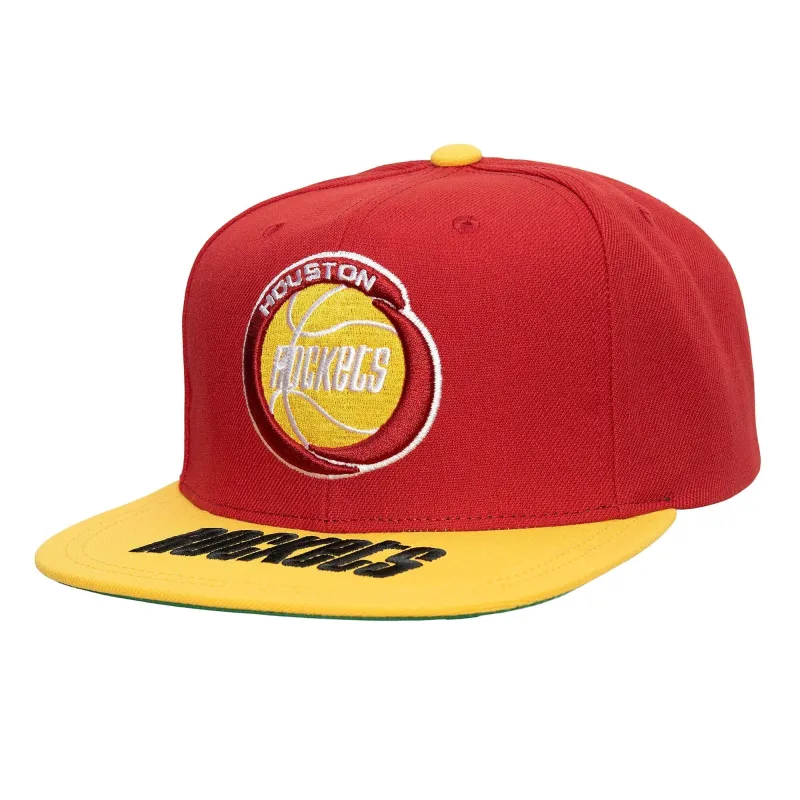 Mitchell & Ness Men's Nba Logo Bill Snapback Hwc Rockets sold by Zulily