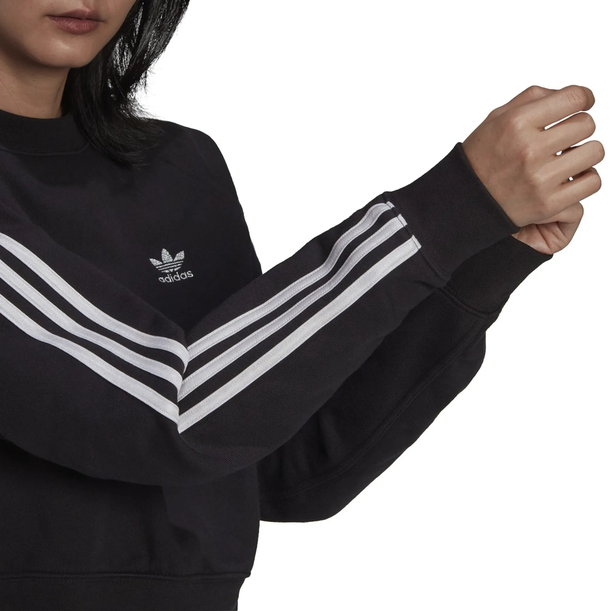adidas Women's Originals Adicolor High Shine Crew Sweatshirt - Hf7530 sold by Zulily product image thumbnail 4