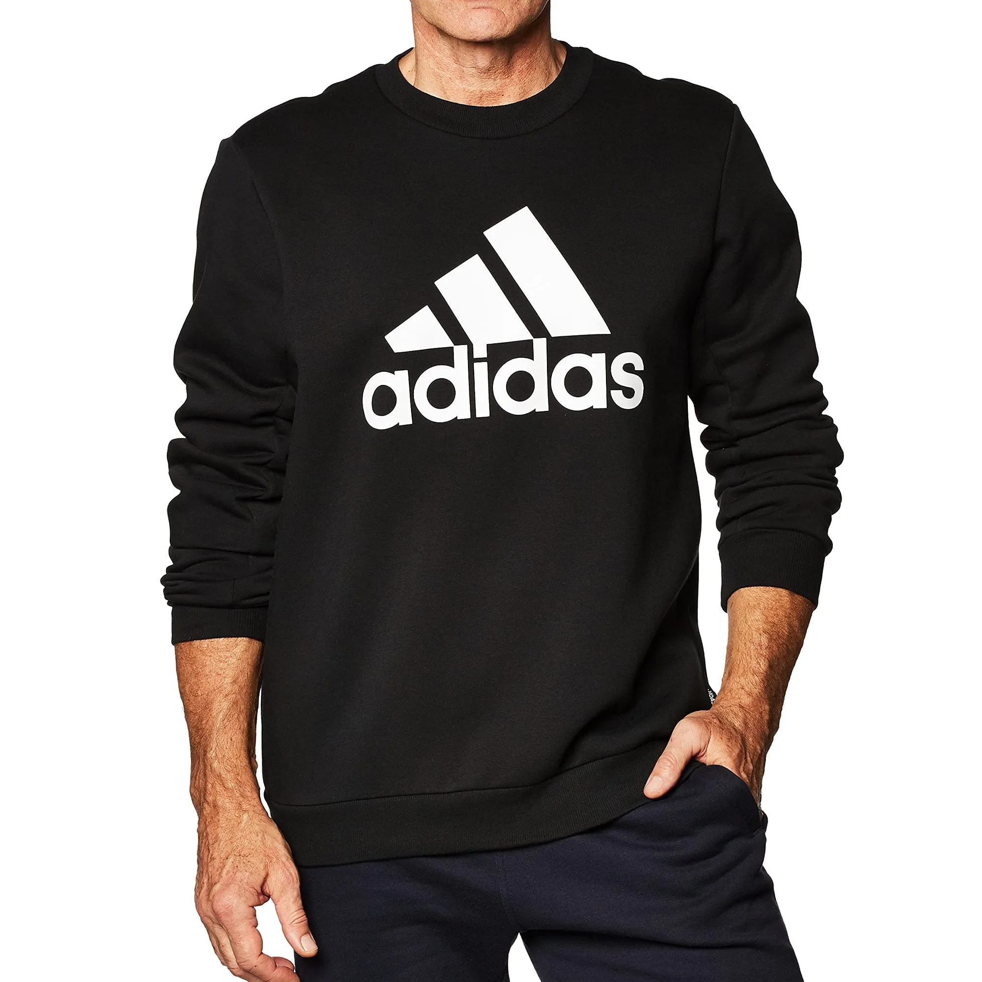 adidas Men's Badge Of Sport Fleece Sweatshirt - Gc7336 sold by Zulily product image thumbnail 2