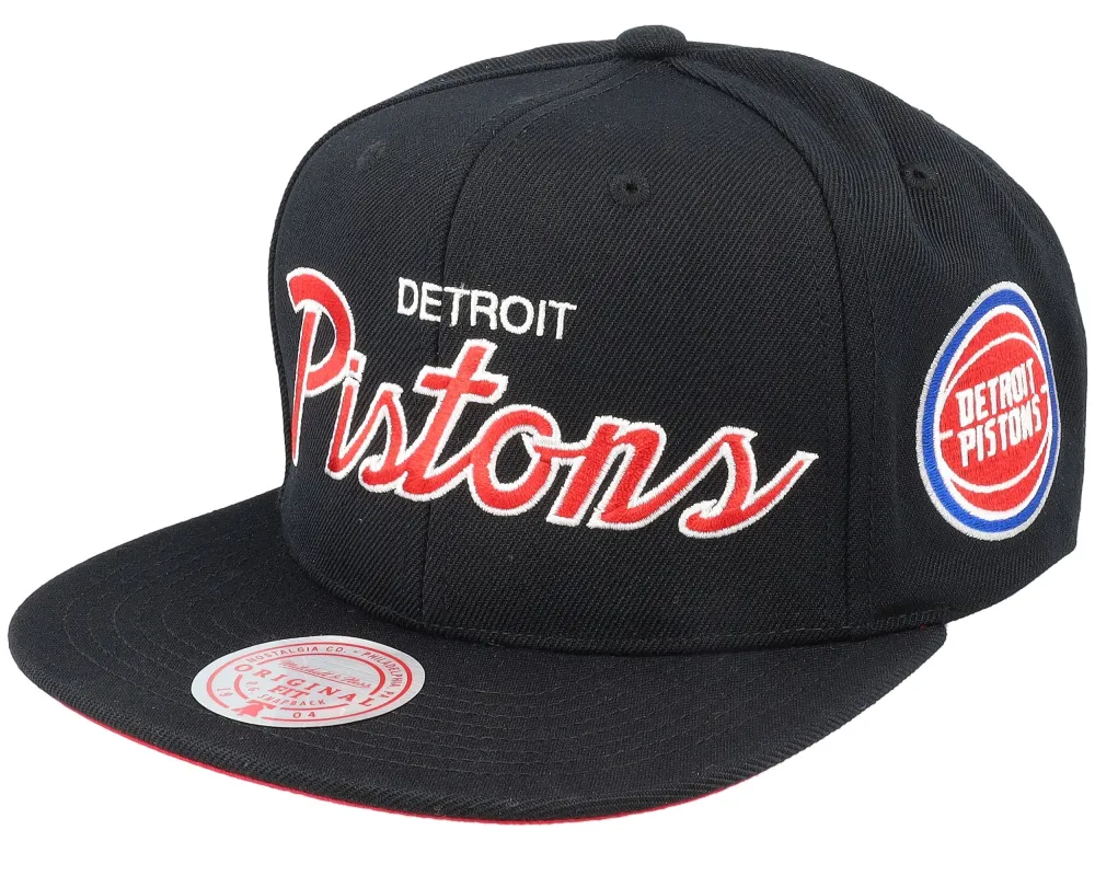 Mitchell & Ness Men's Nba Team Script 2.0 Snapback Pistons sold by Zulily