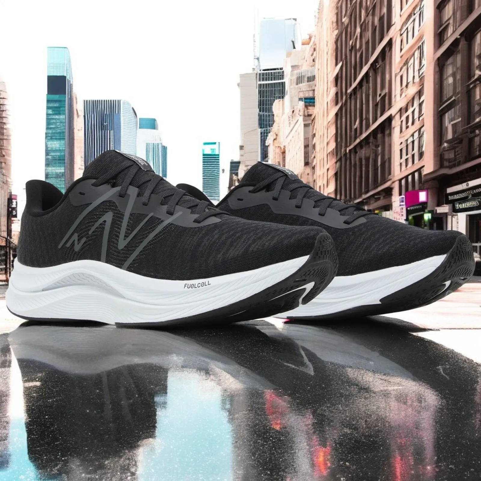 New Balance Men's Fuelcell Propel V4 'Black White' - Mfcprlb4 sold by Zulily product image thumbnail 2