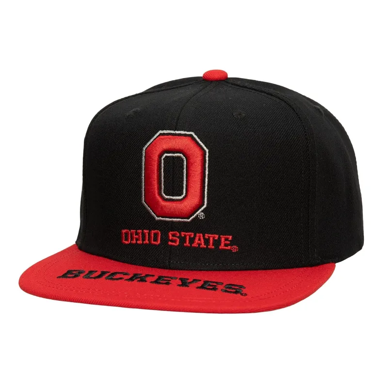 Mitchell & Ness Men's Ncaa Logo Bill Snapback Ohio State sold by Zulily