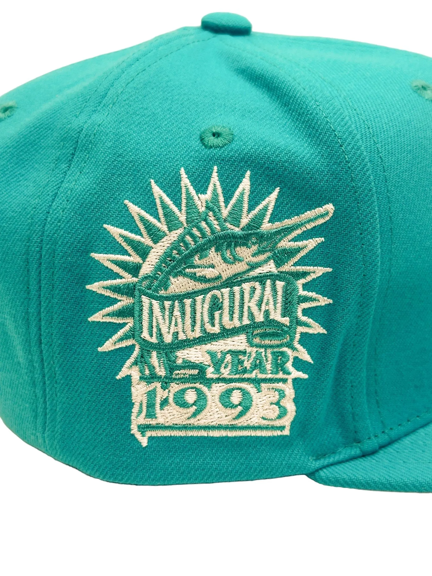 Mitchell & Ness Men's Mlb Back To Basics Snapback Coop Marlins - Teal sold by Zulily product image thumbnail 3