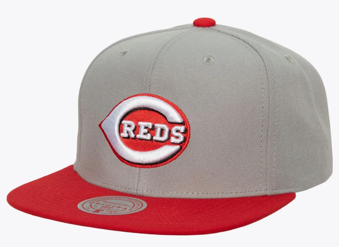 Mitchell & Ness Men's Mlb Evergreen Snapback Coop Reds - Hhss6543-Creyypppgrey sold by Zulily