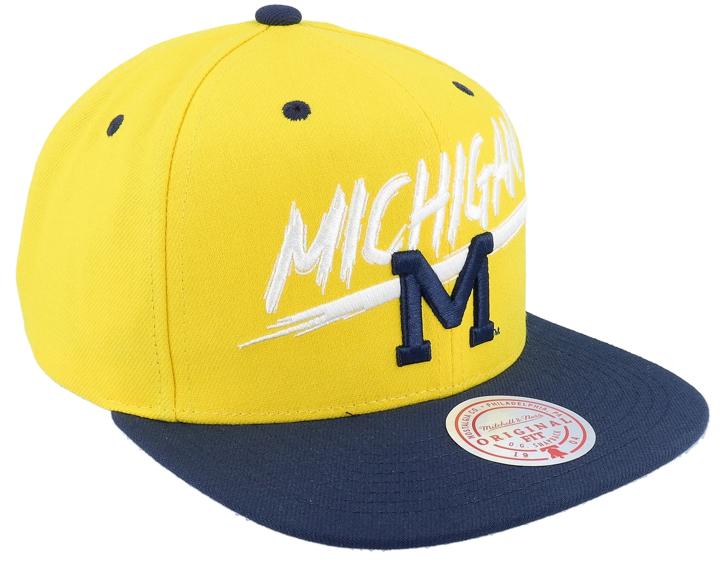 Mitchell & Ness Men's Ncaa Transcript Snapback Michigan sold by Zulily product image thumbnail 2