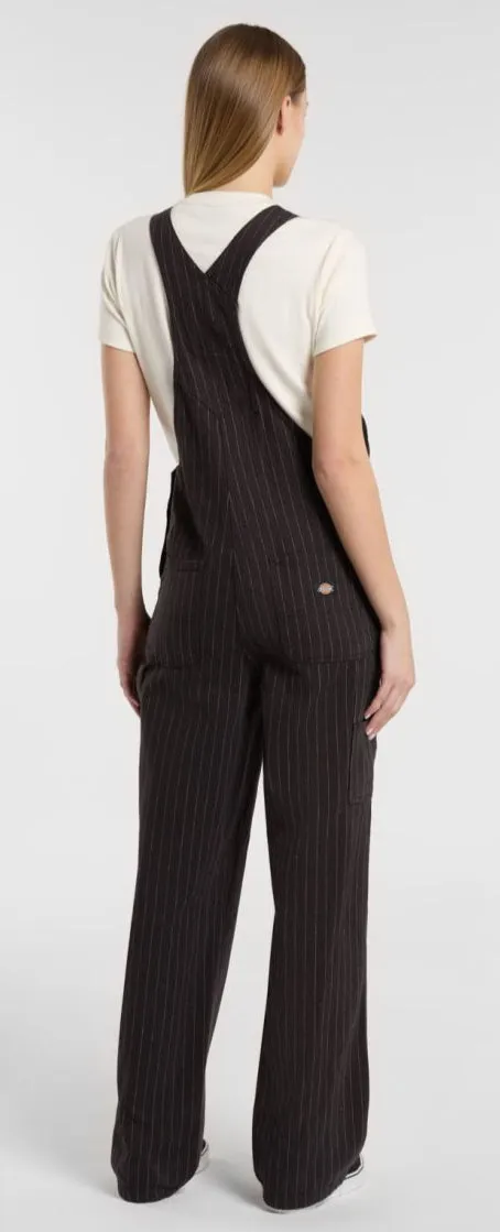 Dickies Women's Service Stripe Dungarees - A4Z6Hblk sold by Zulily product image thumbnail 4
