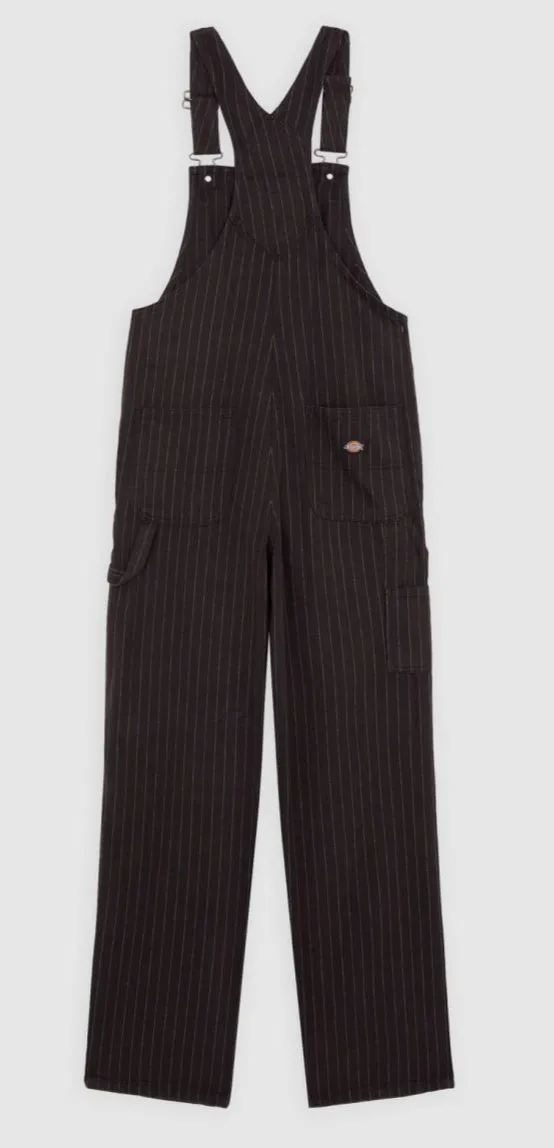 Dickies Women's Service Stripe Dungarees - A4Z6Hblk sold by Zulily product image thumbnail 2
