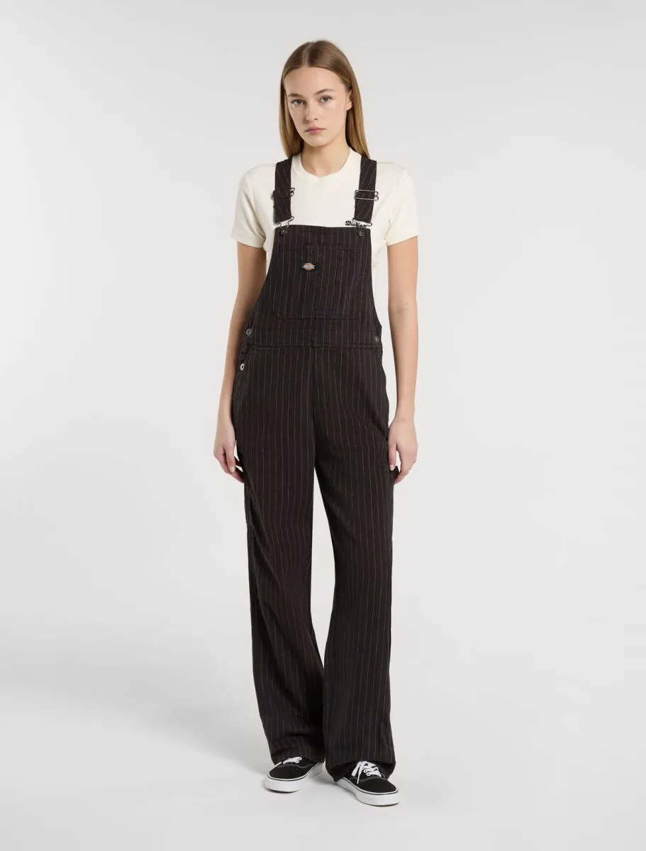 Dickies Women's Service Stripe Dungarees - A4Z6Hblk sold by Zulily product image thumbnail 3