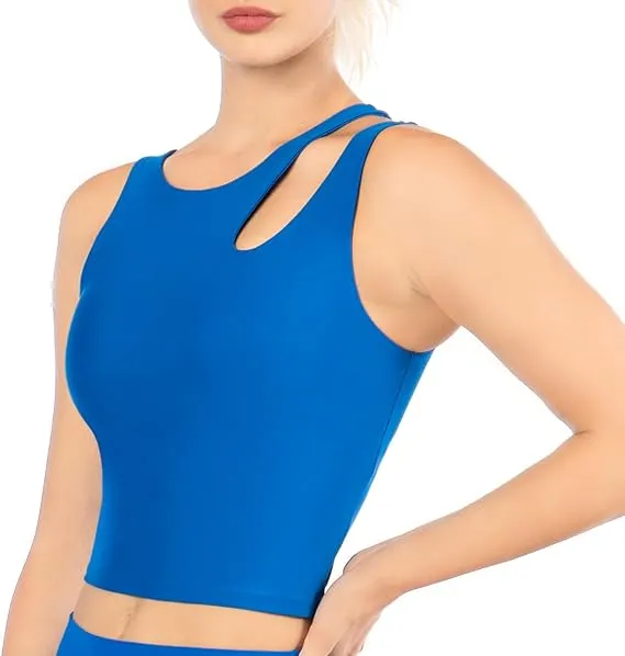 Kadi Women's Midi Cut Out Shoulder Bra sold by Zulily