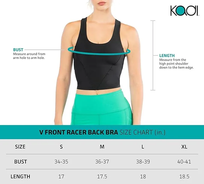 Kadi Women's V Front Racer Back Bra sold by Zulily product image thumbnail 3
