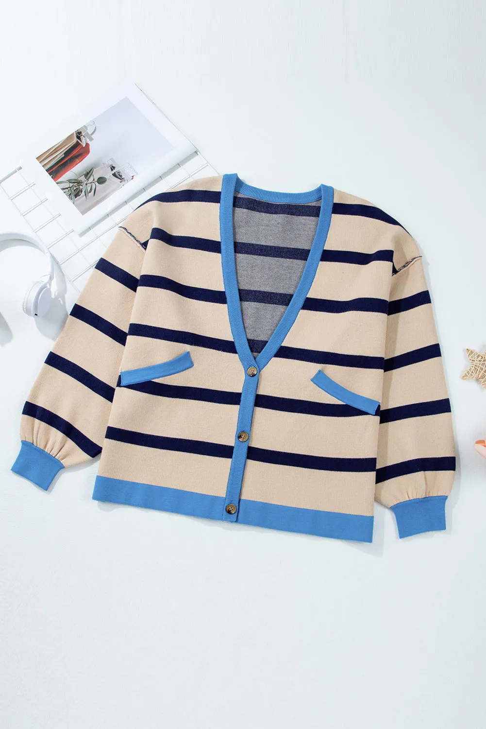 Threaded Pear Sutton Buttoned Loose Cardigan sold by Zulily product image thumbnail 4