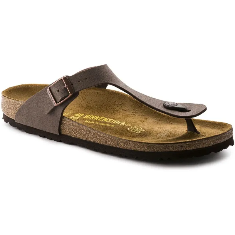 Birkenstock Gizeh Birkibuc Mocha Sandals sold by Zulily