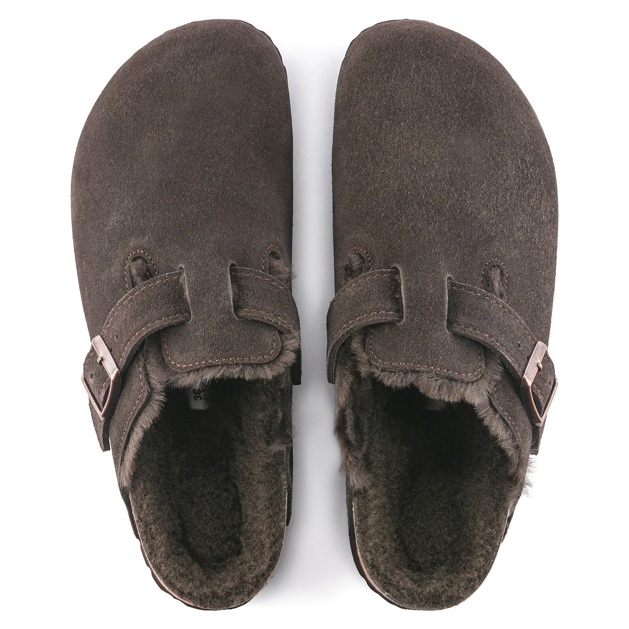 Birkenstock Unisex Boston Shearling Suede Leather 'Regular Fit' - 1020567 sold by Zulily product image thumbnail 5
