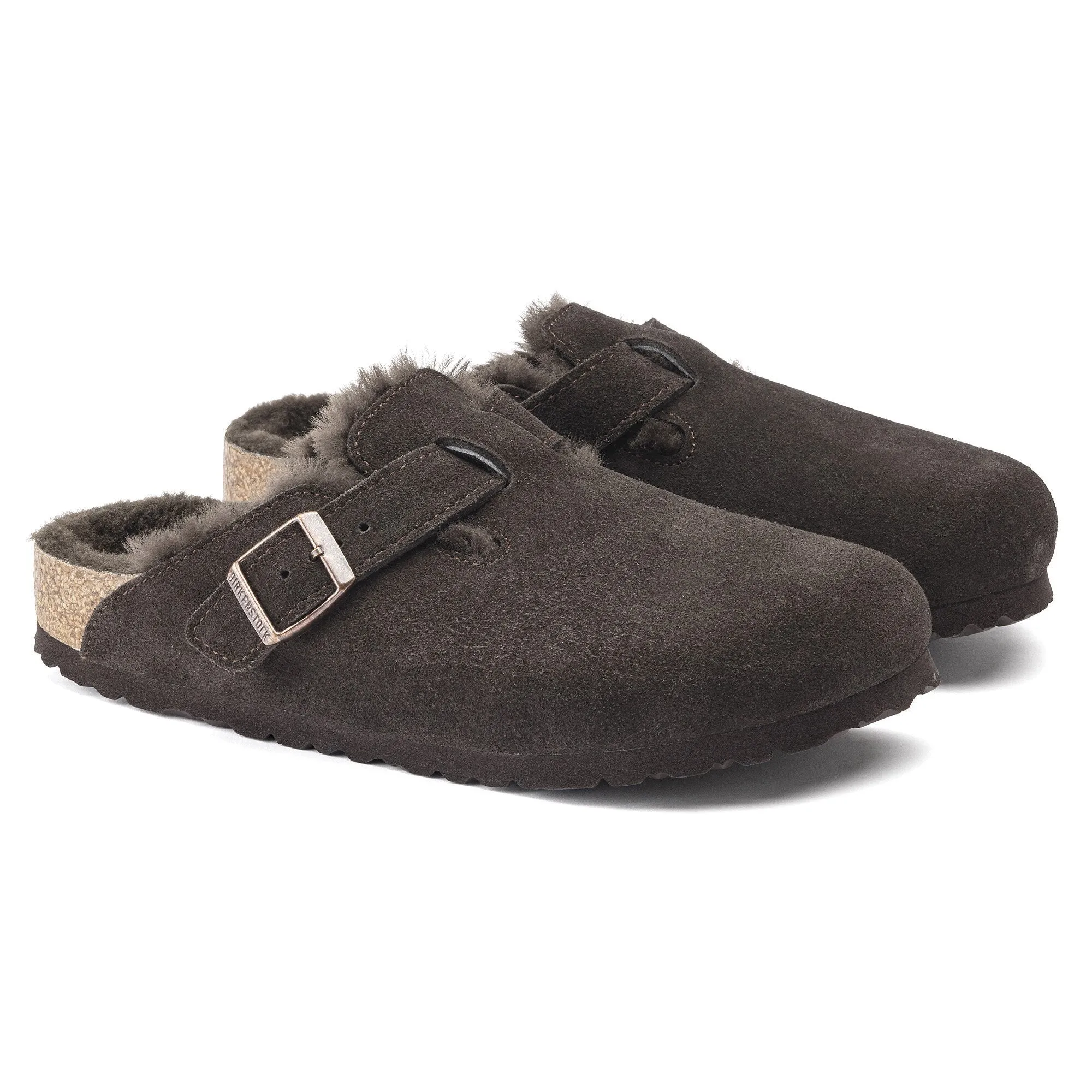 Birkenstock Unisex Boston Shearling Suede Leather 'Regular Fit' - 1020567 sold by Zulily product image thumbnail 2