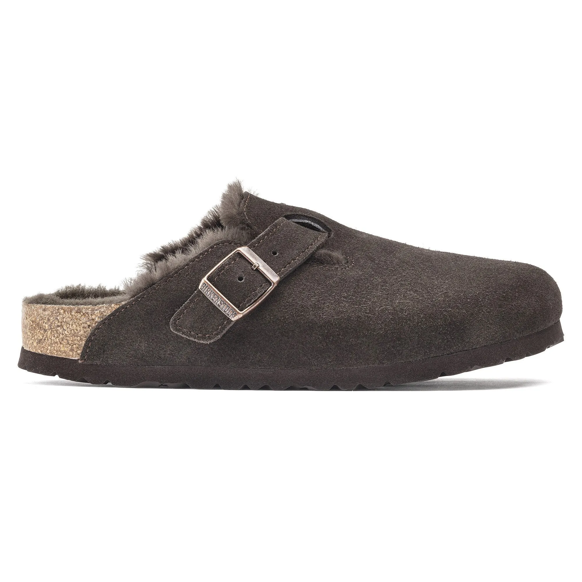 Birkenstock Unisex Boston Shearling Suede Leather 'Regular Fit' - 1020567 sold by Zulily product image thumbnail 3