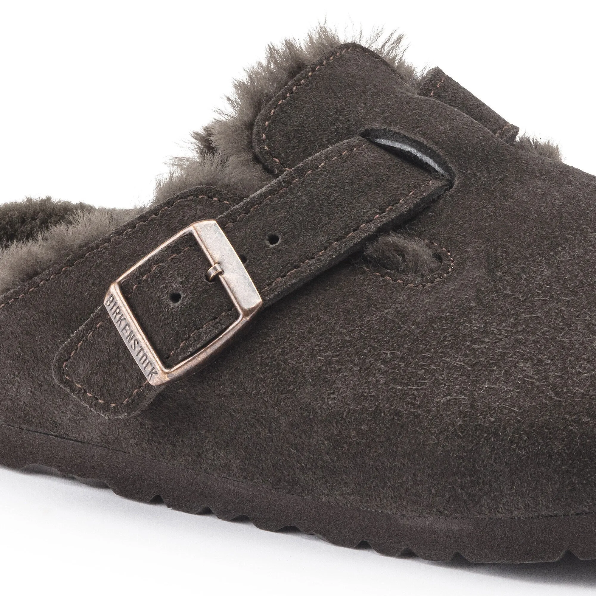 Birkenstock Unisex Boston Shearling Suede Leather 'Regular Fit' - 1020567 sold by Zulily product image thumbnail 4