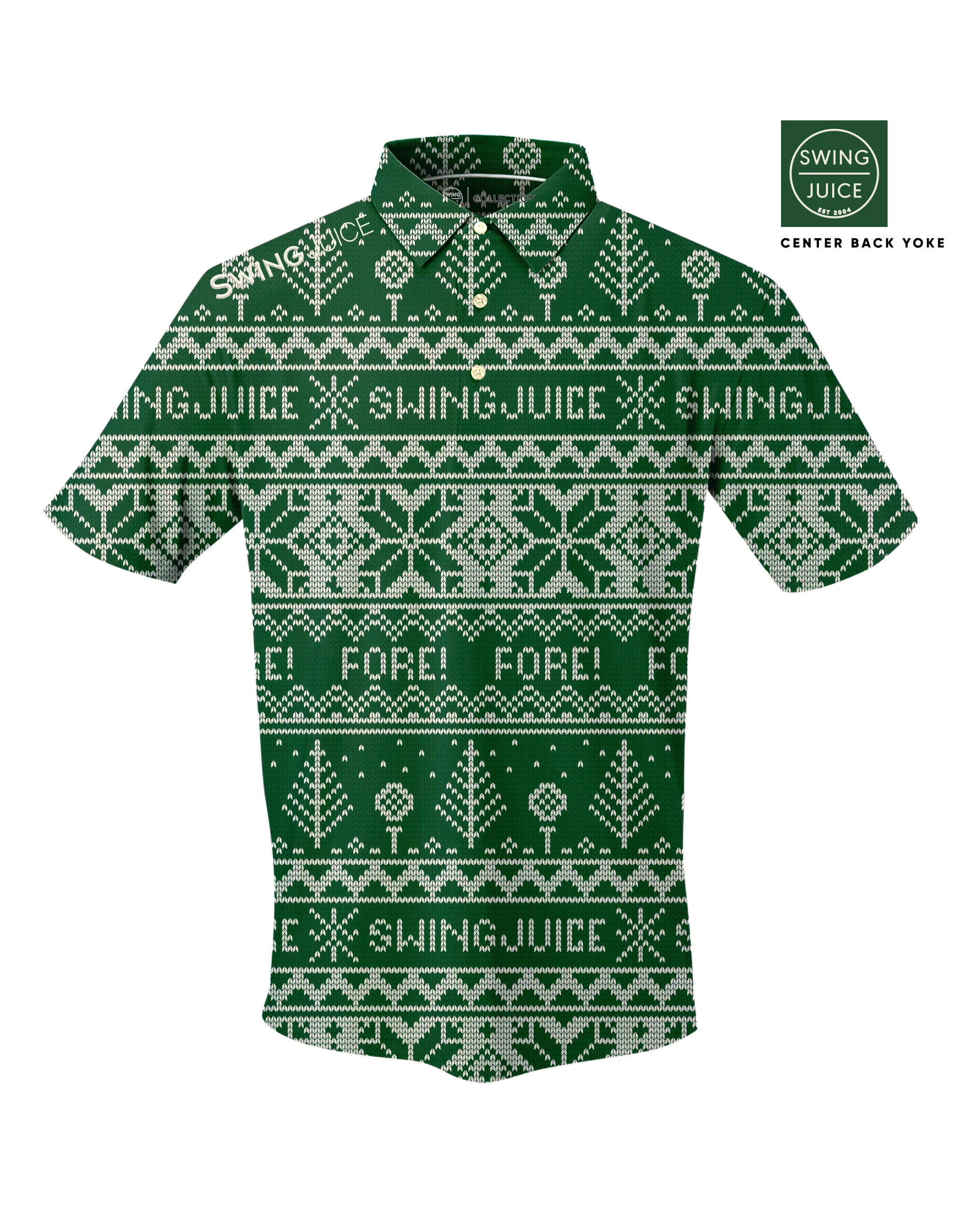 SwingJuice Golf Fore Fairisle Men's Polo sold by Zulily product image thumbnail 4