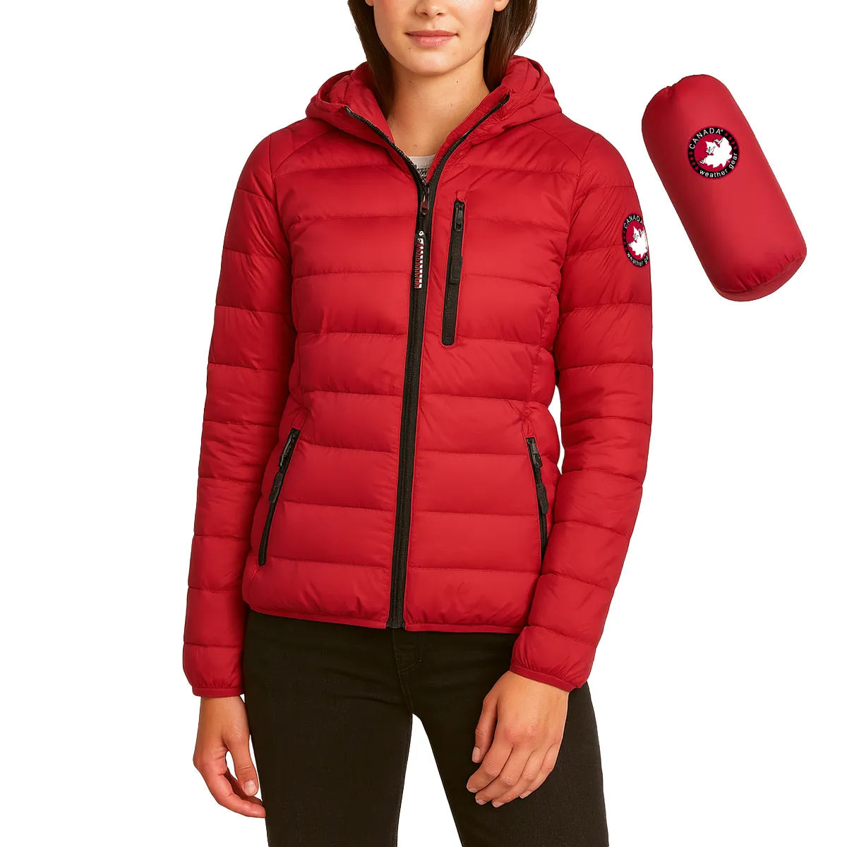 Canada Weather Gear Women's Packable Jacket sold by Zulily product image thumbnail 5