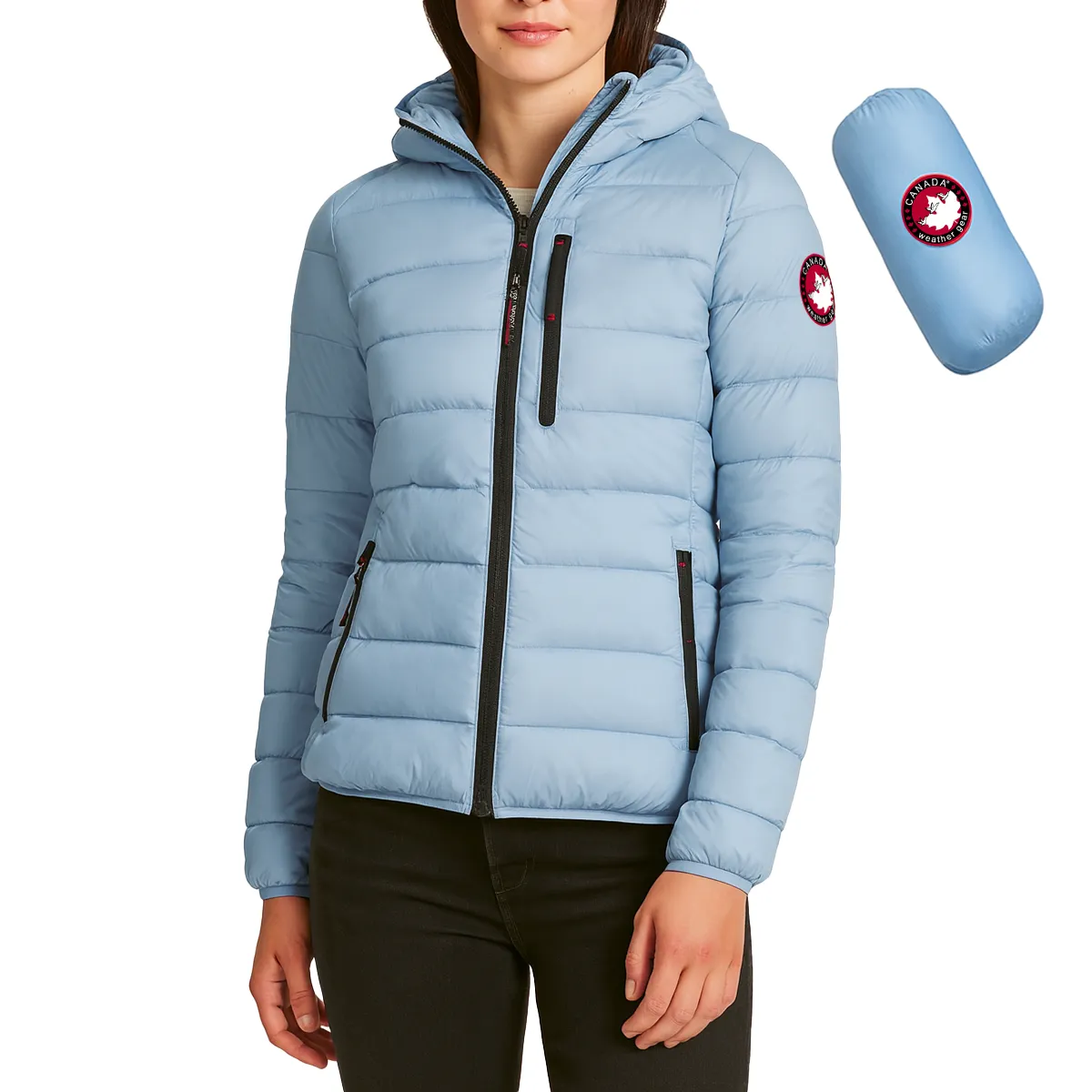Canada Weather Gear Women's Packable Jacket sold by Zulily product image thumbnail 3