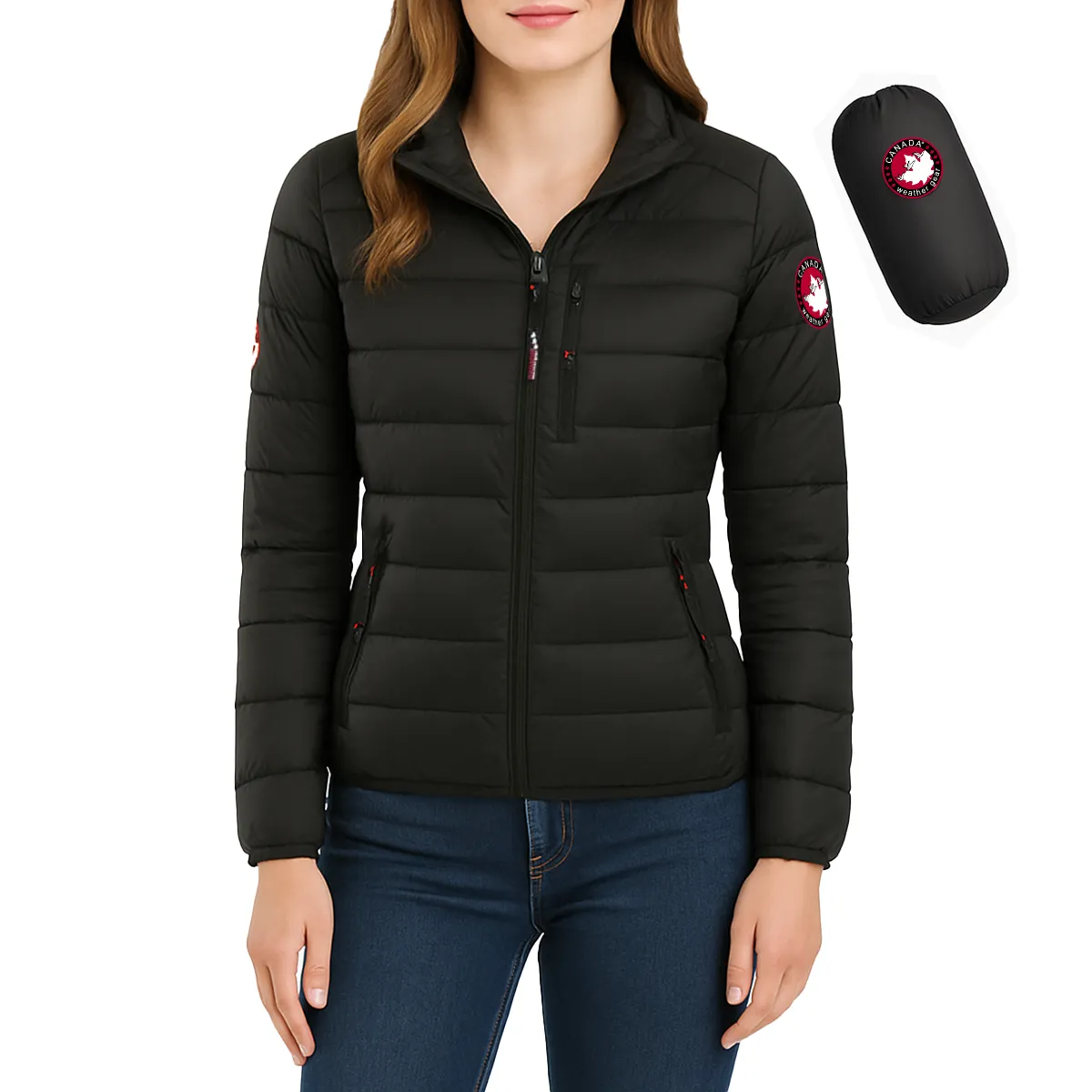 Canada Weather Gear Women's Packable Jacket sold by Zulily