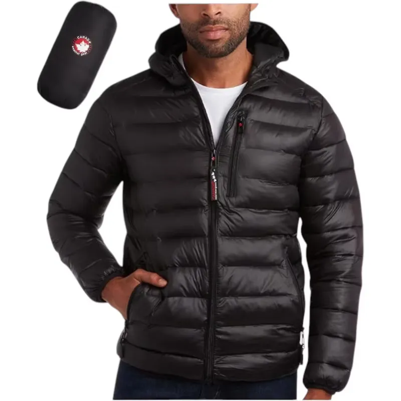 Canada Weather Gear Men's Packable Bubble Puffer Jacket sold by Zulily
