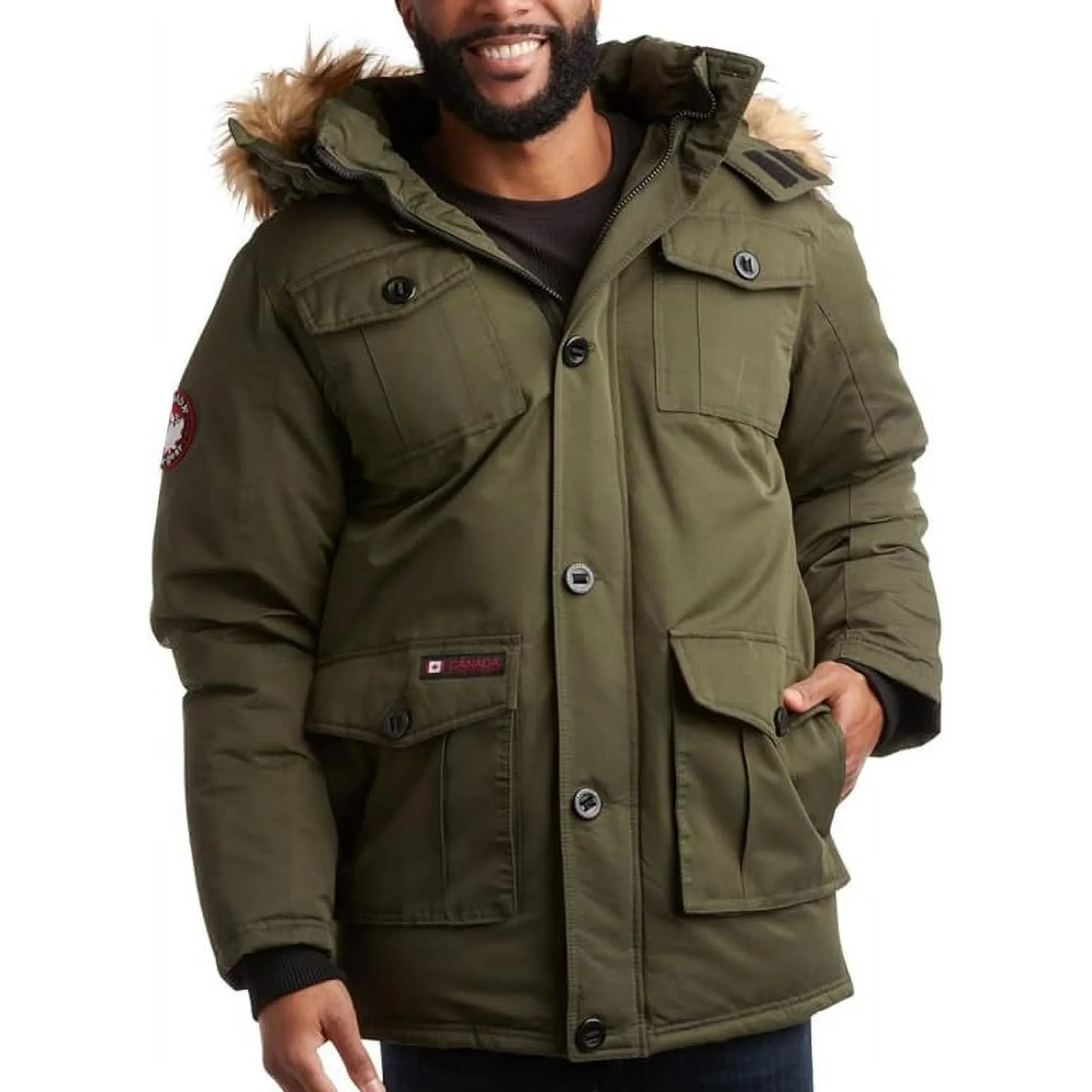 Canada Weather Gear Men's Heavyweight Teflon Parka sold by Zulily product image thumbnail 4