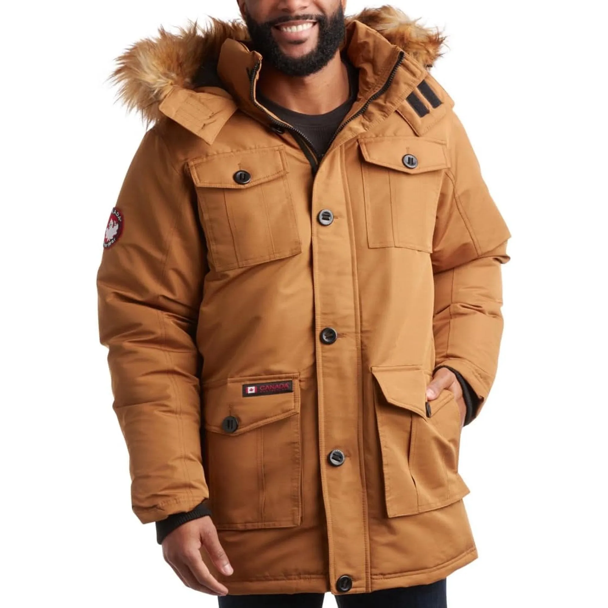 Canada Weather Gear Men's Heavyweight Teflon Parka sold by Zulily product image thumbnail 2