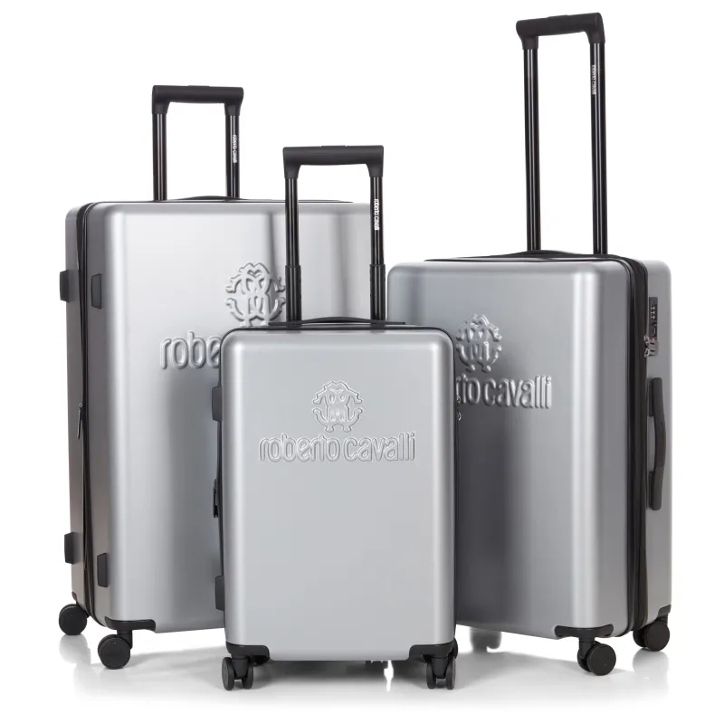 Roberto Cavalli 3 Piece Luggage Set with Expandable Hard Shell & 8 Spinner Wheels sold by Zulily