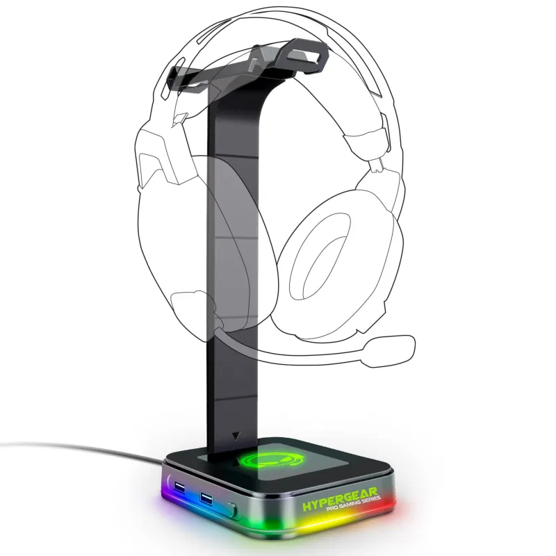 HyperGear RGB Command Station Headset Stand made by Zulily